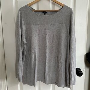 TALBOTS • gray comfy sweater
